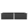 Garden Raised Bed 250x100x54 cm WPC Grey Image 3