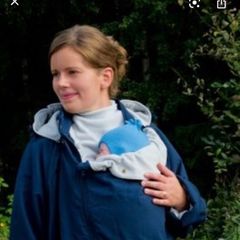 Blue MaM COAT babywearing jacket size L