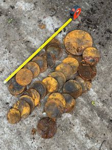 Solid steel discs