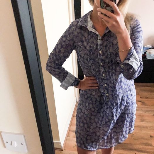 IKKS designer shirt dress