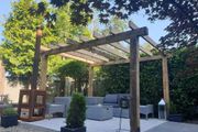 Custom Project  Pergola Oak Beams