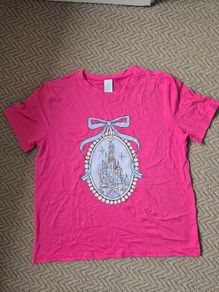 disney disneyland paris castle tshirt size xl