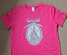 disney disneyland paris castle tshirt size xl