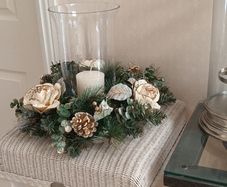 Beautiful Christmas Rose Wreath.