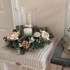 Beautiful Christmas Rose Wreath.