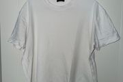Massimo Dutti Mens White T-Shirt - Size Large