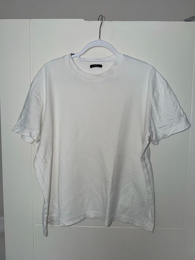 Massimo Dutti Mens White T-Shirt - Size Large