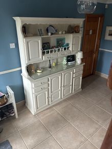 Painted French pine dresser