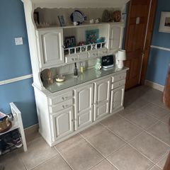 Painted French pine dresser