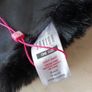 Savada Faux  Fur Black  Scarf/Long Collar.  S. One Size. B.N.W.T Image 5