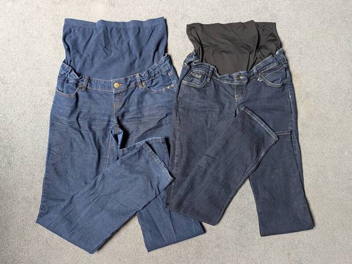 maternity jeans Mamalicious and Queen mum