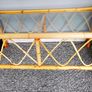 Vintage Rattan Bamboo coffee table and display stand Image 2