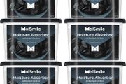 Moisture Absorbers 6 Pack, Activated Carbonfor Closet Dehumidifier Moisture Absorbers, 10.5 oz Refillable Humidity Absorber Boxes for Closet, Car  Basement