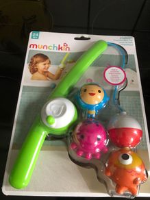 Child's new bath toy