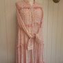 An an Londree silk ruffle maxi dress Image 2