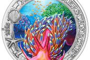 Austria 3 Euro Coin 2025 - Doridid Nudibranch. Sea Worlds Series( In Capsule). Uncirculated.