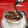 vintage boxed silver plated swan Image 2