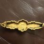 gold plated Victorian bar brooch 3.5g Image 2