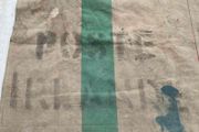 vintage Irish postal sack