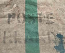 vintage Irish postal sack