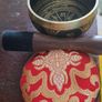 Obsidian sphere and singing bowl Image 5