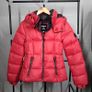 Superdry Women Red Hooded Down Puffer Jacket Size S Image 3