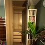 IKEA Pax wardrobe with mirror, shelves and drawers Image 2
