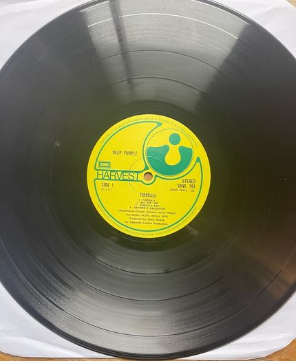 Deep Purple.  Fireball vinyl record only. No sleeve in vg+ condition