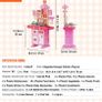 Kitchen Playset Kids Pretend Cooking Play Toy 48 Piece Accessories Pink Image 4