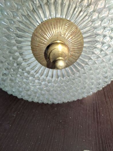 Two Vintage Mid Century Modern Celing lights