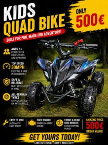50cc Kids quads brand new .