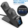 OIVO PS4 Controller Charger, 1.8H Fast PS4 Charging Dock for Sony Playstation 4 Controllers, Playstation 4 Controller Charger for Playstation4 / PS 4 /Slim/Pro Controller Image 3