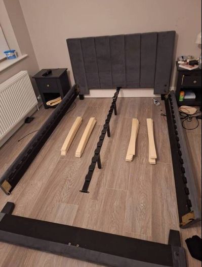 double bed and matress