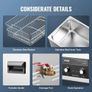 30L Ultrasonic Cleaner with Heater Timer & Basket, Professional Digital Sonic Cavitation Machine, 360W Cleaning Machine for Lab Tools Image 3