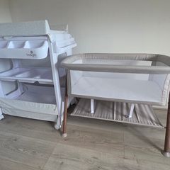 Baby changing unit & baby crib bundle