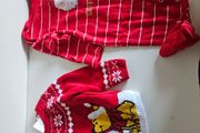 Baby disney Santa jumper and sleepsuit 3-6 months