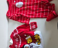 Baby disney Santa jumper and sleepsuit 3-6 months
