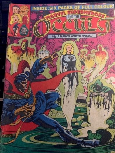 Marvel Superheroes and The Occult Comic Dr Strange Fantastic Four
