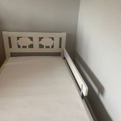 IKEA KRITTER Children's Wooden Bed Frame and Mattress