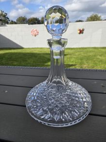 Vintage Waterford Crystal Ships Decanter