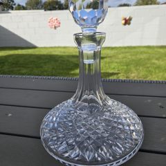 Vintage Waterford Crystal Ships Decanter
