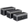 Storage Cases 3 pcs Black Aluminium Image 4