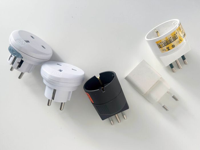 Various UK to Italy Travel adapter plugs