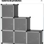 6 Cube Storage Cabinet with Doors Image 9