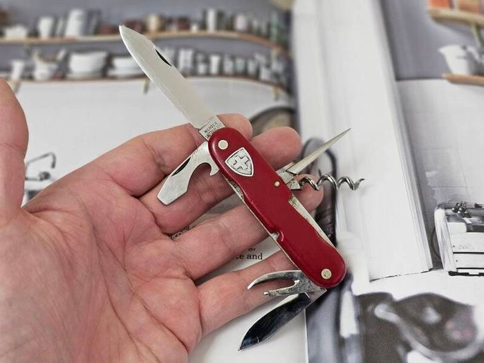 1940s Swiss Army Officier Knife Wengerinox Retired 82mm Model Rare Collectable