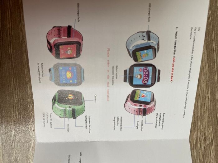 BNIB pink/black smartwatch