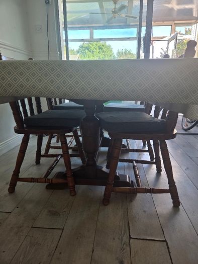 Table and chairs