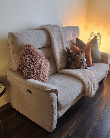 Sofa and Queen Anne chair