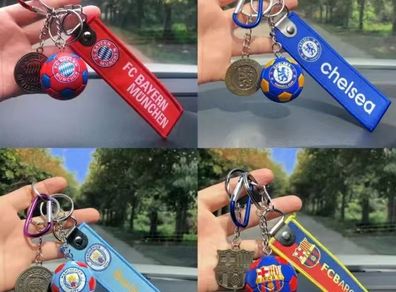 Top European Football Team Keyrings