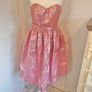 Strapless sweetheart Goddiva sequin dress Image 3